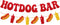 YWLACC Hotdog Bar Banner Hotdog Birthday Party Supplies for Children Kids Sausage Bday