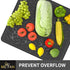 ME.FAN Silicone Dish Drying Mat for Kitchen Counter, Dish Drying Pad for Sink, 12'' x 8'' (Black)