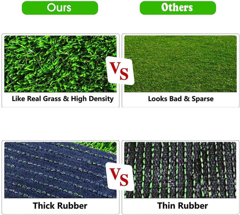 CooZero (39.4 19.7 inch) Artificial Grass, Professional Dog Grass Mat, Potty Training Rug and Replacement Turf Outdoor