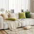 MIULEE Pack of 2 Decorative Velvet Throw Pillow Covers, 20x20 Inch Cream White Cushion Case for Sofa