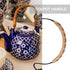 Luxshiny Rattan Metal Handle - Replacement for Ceramic Pot Teapot Whistling Kettle Grip