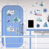 12 Pieces Cruise Door Magnets Decorations - Sea Navigation Ship Refrigerator Stickers for Carnival Cruise Party