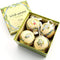 Royal Tara Irish Christmas Ornaments, Plastic Globe Baubles, Boxed Set of 4