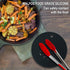 Silicone Trivet Mats, Walfos Heat Resistant Pot Holders Set, 4pcs in 7 Inch & 9 Inch for Hot Pots & Dishes (Black)