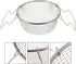Potato Cooking Strainer, Stainless Steel Frying Basket, Foldable Colander for Steaming, Straining, Rinsing