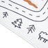 Estmy 4x6 Washable City Road Map Kids Play Rugs Non Slip, Cute Whimsical Nursery Rugs for Girls Boys Bedroom, Thin Pile