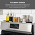 24" StoveShelf Apartment Length Stainless Steel Finish Magnetic Shelf for Kitchen Stove - Kitchen Storage Solution