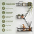 2.5 SweetSage Fire Escape Wall Shelf, Modern City Corner Wall Decorative Action Figure Metal Display with Mini Shelf