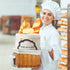 8 Pcs Large Linen Bread Bag for Homemade Bread, Reusable Drawstring Storage Bags, 12" x 15" (Stylish Style)