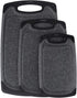 Pak Cutting Boards Set, Large Plastic Chopping Board, Dishwasher Safe, BPA Free, Slip Resistant with Juice Grooves