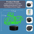 3D 16 4 Dimmable, Garbage Truck Night Light, Garbage Truck Gifts, Illusion Lamp with Remote Control, RGB Colors
