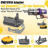 Dyson V10 Battery Adapter Replacement, Upgrade for Dewalt 20V Battery, Works with V10 SV12 Series Vacuum Cleaner