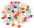 jijAcraft 100Pcs Clothespins with String - 1.4 Inch Wooden Clothes Pins with Heart, 10 Colors Mini Photo Clips with