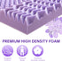 MUXHOMO 2 Inch Twin Size Mattress Topper, 7-Zone Cooling Gel Infused Egg Crate Foam, CertiPUR-US Certified (38"×75",