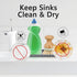 Mofason Silicone Soap Tray, Bathroom Kitchen Finishing Tray, Soap and Sponge Sink Organizer (Mist, 2 Pack)