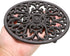 Sumnacon 2Pcs Round Cast Iron Trivets, 6.7 Inch Heat Resistant Iron Holders for Hot Dish, Rustic Kitchen Dining Table