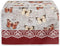 chaqlin 4 Slice Toaster with Cover, Wide Slot, Machine Washable Small Appliance Covers, Newspaper Butterfly Print