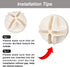 32 Pieces Cube Connectors for Plastic Storage Wire Cube Organizer, ABS Connectors for Modular Closet Storage (White)