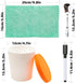 4 Pack Set (1 1 1 1 Belle&Beau Ice Cream Containers Quart Each) with Silicone Lids, Ideal for Homemade Ice Cream