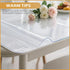 24 36 Inch, 1.4mm Clear Table Protector x Thick Waterproof PVC Plastic Table Cover, Durable Table Pad for Dining Room