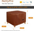 24 24 Inch NettyPro Waterproof Outdoor Furniture Side Table Cover x Patio Square Ottoman Table Cover All Weather