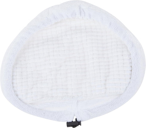 Pack 2, Dirt Devil Shaggy Steam Mop Replacement Pads, of White, For Sealed Hard Floors like Laminate, Tile, Hardwoods