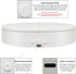 5.9" 11lb (5.9"white) Rotating Display Stand with USB Power Cable, Mute Rotating Turntable Load, Adjustable Speed