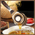 Pakkawood Deep Soup Ladles, Wooden Big Ladle Spoons for Cooking, Kitchen Utensils Set for Soup