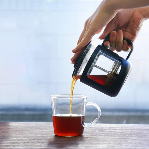 HARIO CPU-2-B CafePress U Heat-resistant Glass, 10.1 fl oz (300 ml), Black