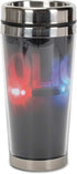 Police Officer Prayer Come Home Safely Stainless Steel Travel Mug with Lid, 16 Ounce