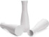 Tall Conic Composite Plastics Flower Vase - Small Bud Decorative Floral Vase for Arranging Bouquets