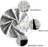 84" 42" 2 Set Renaiss Botanical Herbs Blackout Curtains, Vintage Eucalyptus Leaf Thermal Insulated Bedroom Window