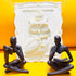 2 Set Pieces Home Decor Black Reading Thinker Statue Modern Figurines Abstract Aesthetic Sculpture Thinker Resin Statue