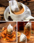 200pcs Disposable Tea Bags for Loose Leaf Tea, Tea Filter Bags with Free Spoon for Coffee, Spice, Herbs