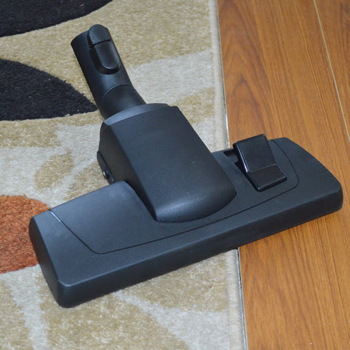 EZ SPARES Replacement SBB Parquet Twister Brush - ML Brush Attachment, 35mm Floor Brush with Big Wheel Metal Base