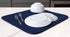 S&T INC. Dish Drying Mat, Highly Absorbent Microfiber Kitchen Counter Mat, Large 16" x 18", Navy