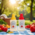 Rosojodg 4Pcs Colorful Mini Cute Tomato Ketchup BottleSalad Dressing Tomato Containers Empty Ketchup and Mustard Syrup