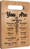 Christian Gifts for Women, Inspirational Gifts with Prayers, Christmas Cutting Board Gifts