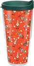 Tervis 24oz Christmas Gnomes Pattern Holiday Double Walled Insulated Tumbler Travel Cup, Made in USA, Keeps Drinks Hot