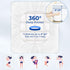 KAYFIA Queen Mattress Topper, Extra Thick Plush Pillow Top Mattress Pad Cover with 8-23 Inch Deep Pocket, White