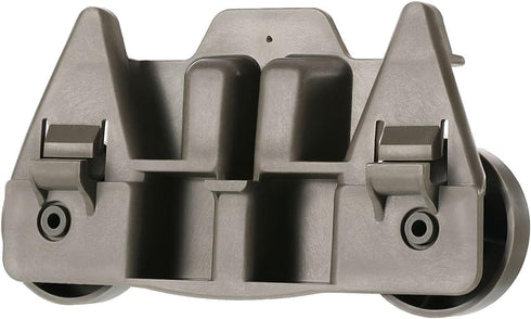 YMDparts 2 Pack Black Dishwasher Lower Rack Wheels for Whirlpool, KitchenAid, Maytag, Kenmore - W10195416, W10195416V