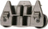 YMDparts 2 Pack Black Dishwasher Lower Rack Wheels for Whirlpool, KitchenAid, Maytag, Kenmore - W10195416, W10195416V