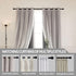 Curtain Rods for Windows 48 to 84-92 Inch, 5/8" Matte Black Stainless Steel Small Rods for Bedroom and Kitchen