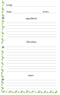 Meadowsweet Kitchens Lined Recipe Page Refill Pack for Favorite Family Recipes Journal, Grandma's Kitchen Design