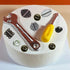 Hand Tools Silicone Mold, Construction Tools Fondant Molds for Cake Decorating, Screw Nut Candy Molds for Cupcake