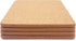 Cork Trivet, 4 Pcs High Density Thick Square Cork Hot Pads for Table & Countertop, 8 Inch Heat Resistant