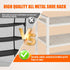 CCDVVD 3-Tier 200 LBS 9-12 28.7" 9.8" 19.7" Closet, Heavy Duty Metal Shoe Rack, Load Capacity, Sturdy Free Standing