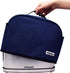 2 Slice Toaster Cover, Small Appliance Toaster Cover with Pockets, Washable, Blue
