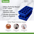 Tovolo Perfect Ice Mold Freezer Tray, Set of 2, 1.25-Inch Cubes for Whiskey, Bourbon, Spirits & Liquor, Stratus Blue,
