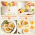2 1 2 Pack Upgraded in Egg Shell Opener, Hard Boiled Egg Peeler Cracker with Piercer, Cute Egg Separator for Raw Eggs